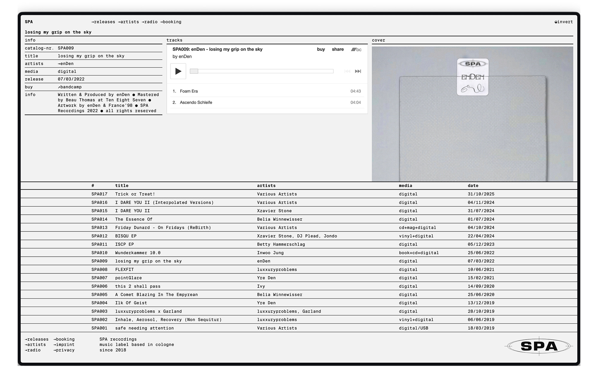 SPA-Recordings-Website-Release-Bright