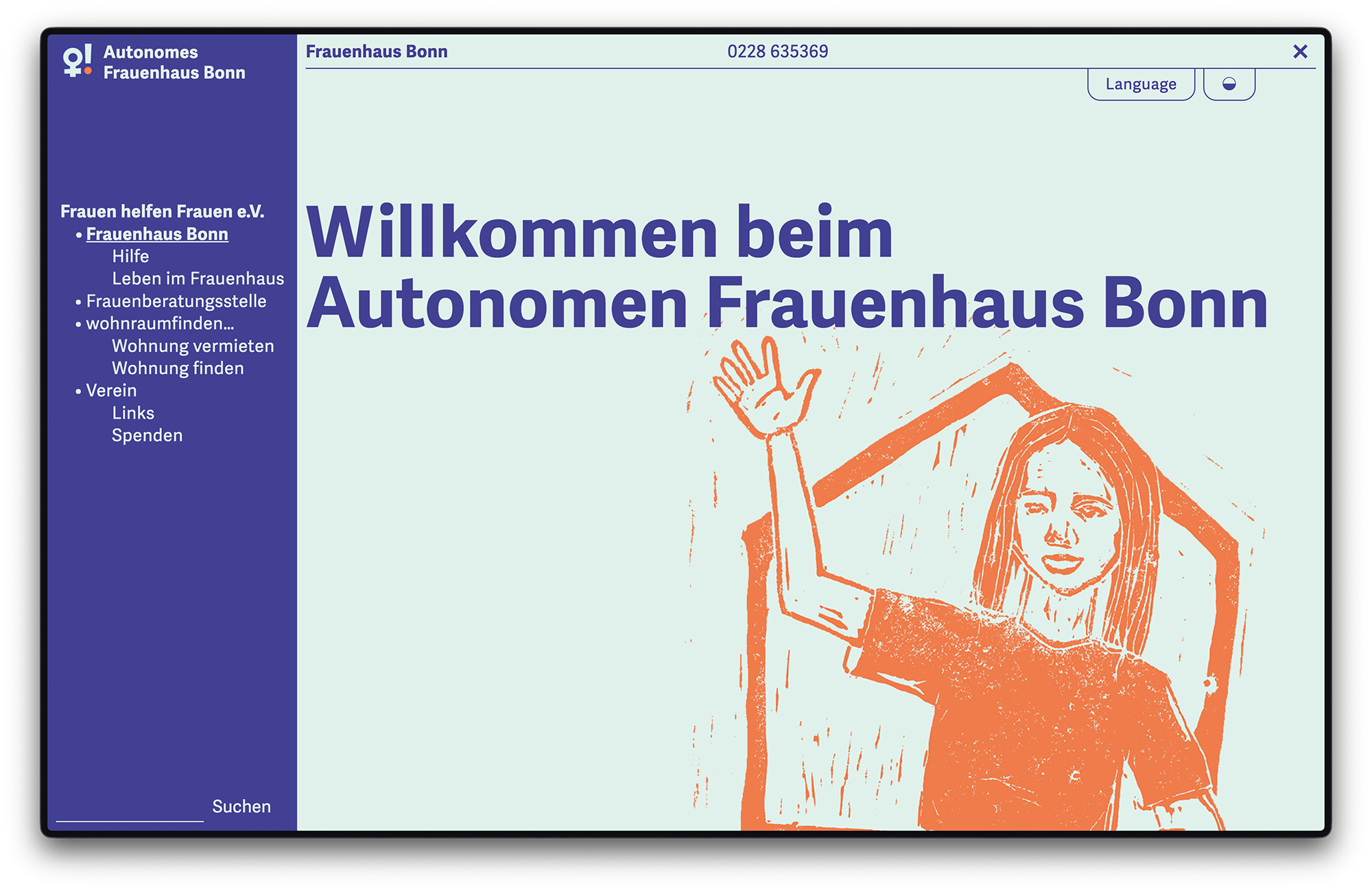 Frauenhaus-Bonn-Website-Start-Bunt