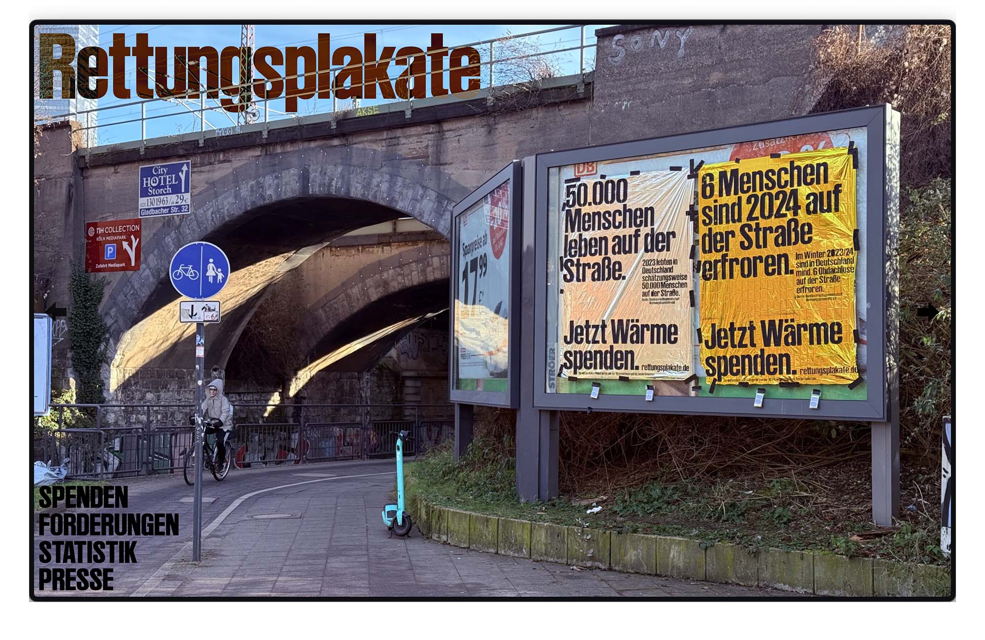 Rettungsplakate-Website-Galerie